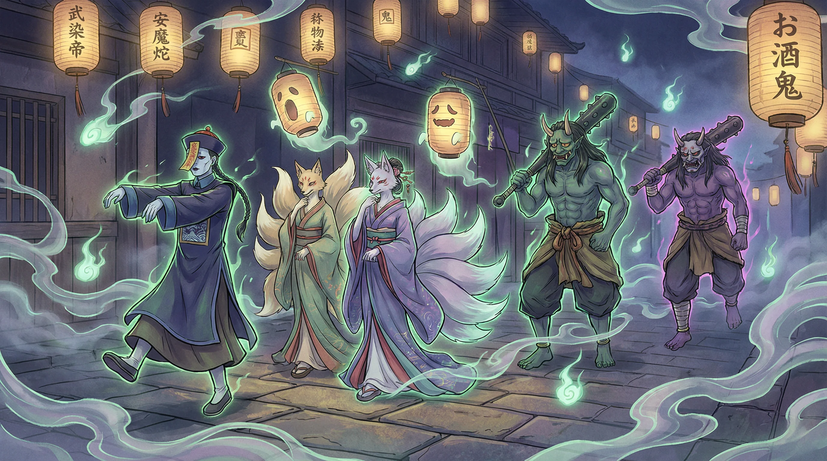 百鬼夜行 - 撕票风云 粤语 中日鬼怪动漫